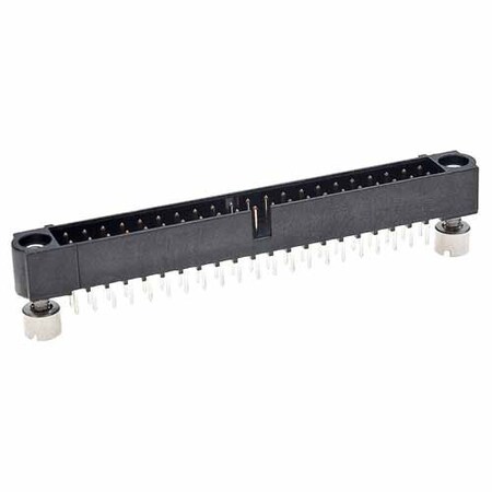 Harwin Board Connector, 42 Contact(S), 2 Row(S), Male, Straight, 0.079 Inch Pitch, Solder Terminal,  M80-5104242